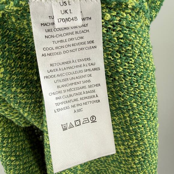 Free People Beach Dress Large Mindy Backless Sweater Midi Aqua Combo Knit NWT - Picture 16 of 16